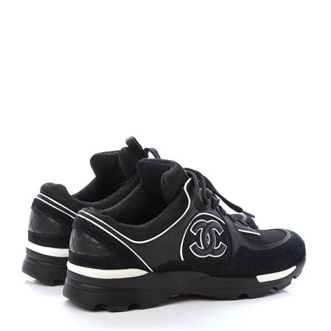 black chanel womens sneakers|Altro.